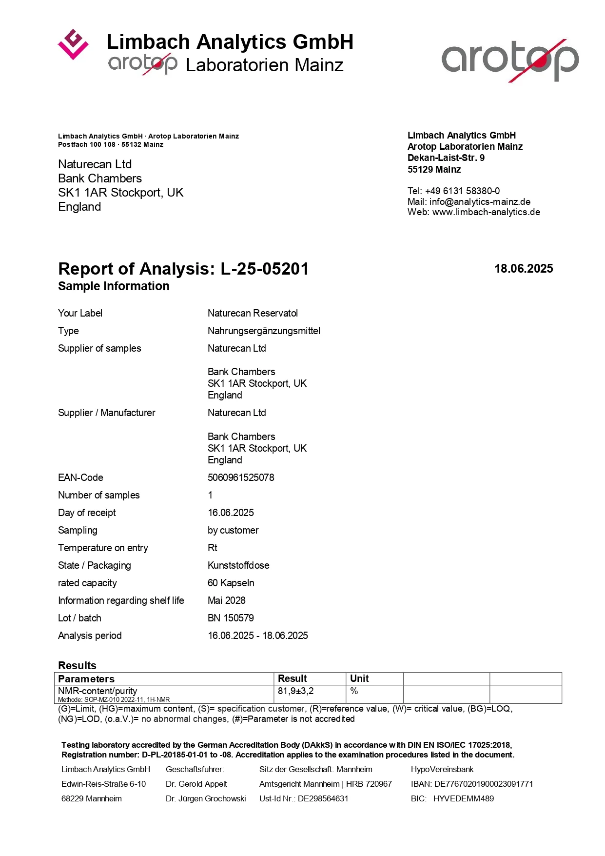 Resveratrol Capsules - Image 6